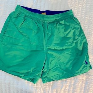 COPY - Polo Ralph Lauren swim trunks in Kelly green fully lined, size M